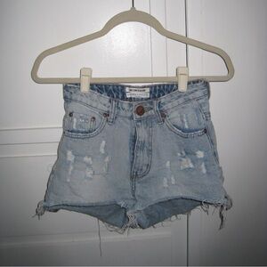 One teaspoon denim shorts size 25